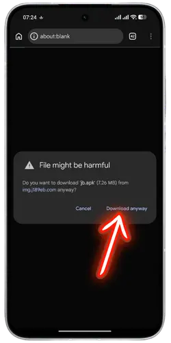 Confirm the file download request Jeetbuzz Casino