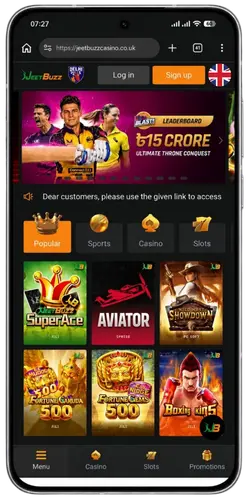 Open our website JeetBuzz